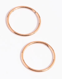 Rose Gold Plated Surgical Steel Sleeper Earrings - link has visual effect only