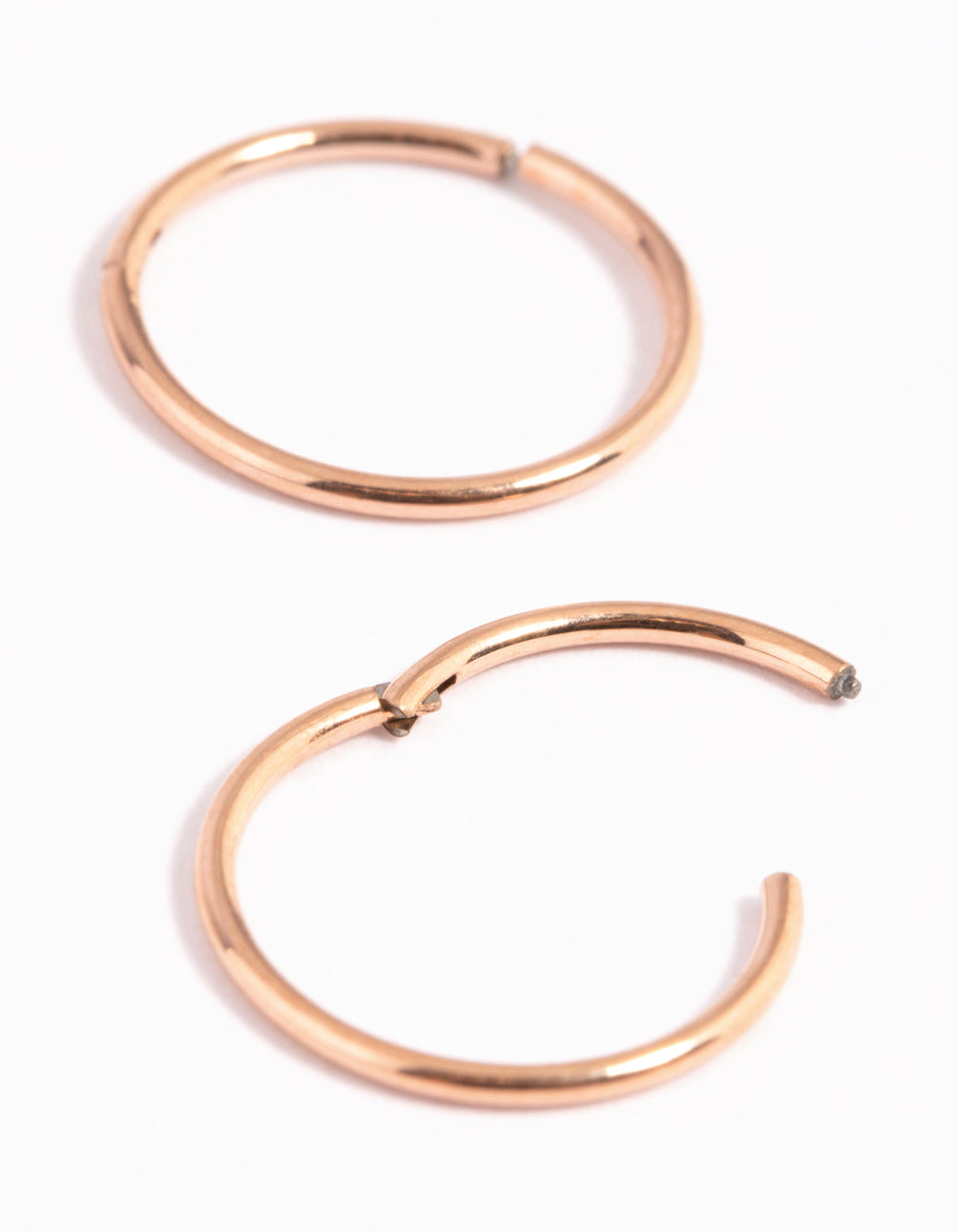 Rose Gold Plated Surgical Steel Sleeper Earrings