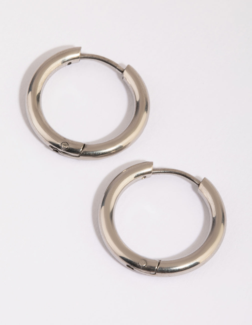 Surgical Steel Medium Huggie Hoop Earrings