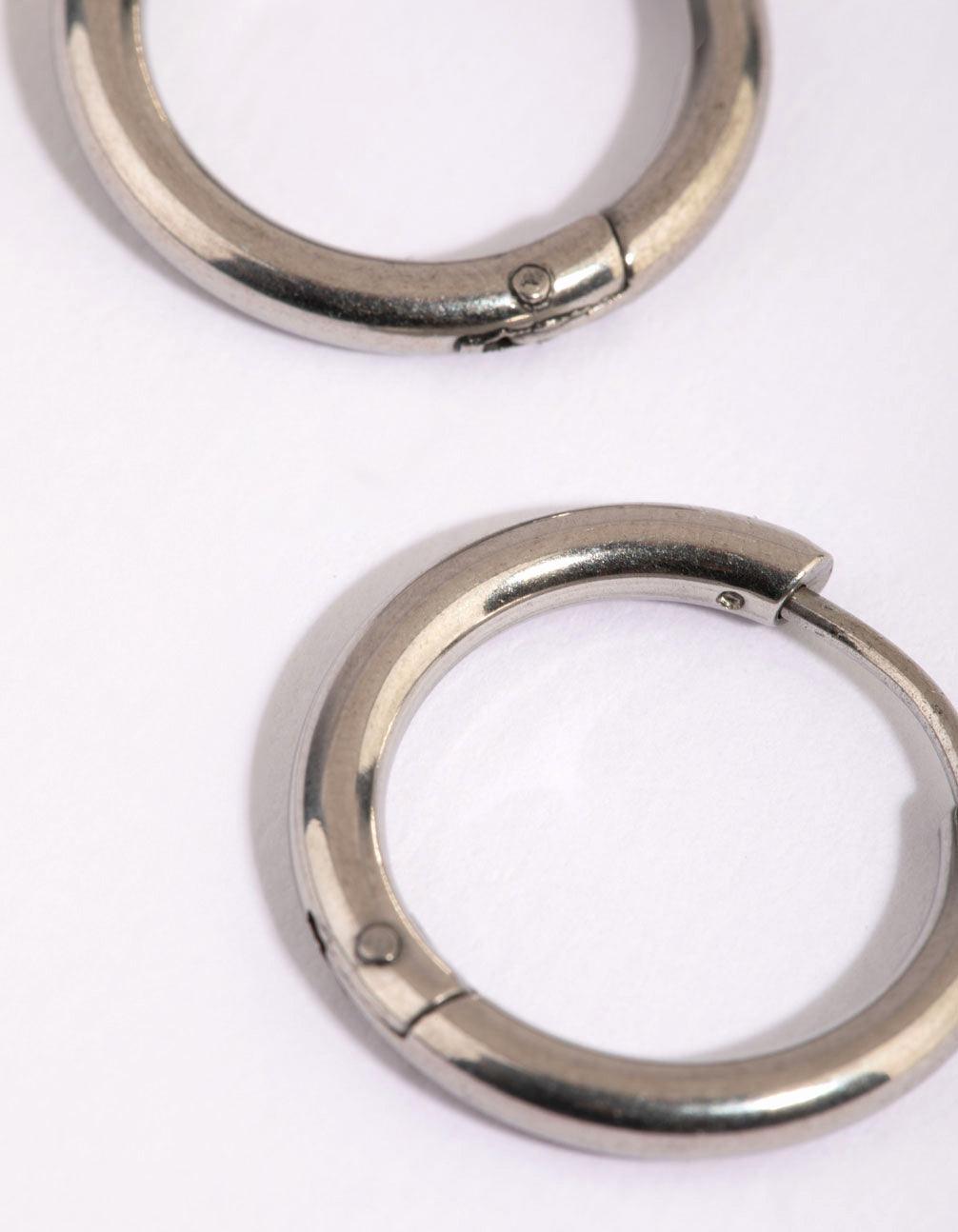 Surgical Steel Medium Huggie Hoop Earrings