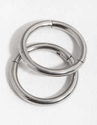 Surgical Steel Fine Sleeper Earrings 8MM - link has visual effect only