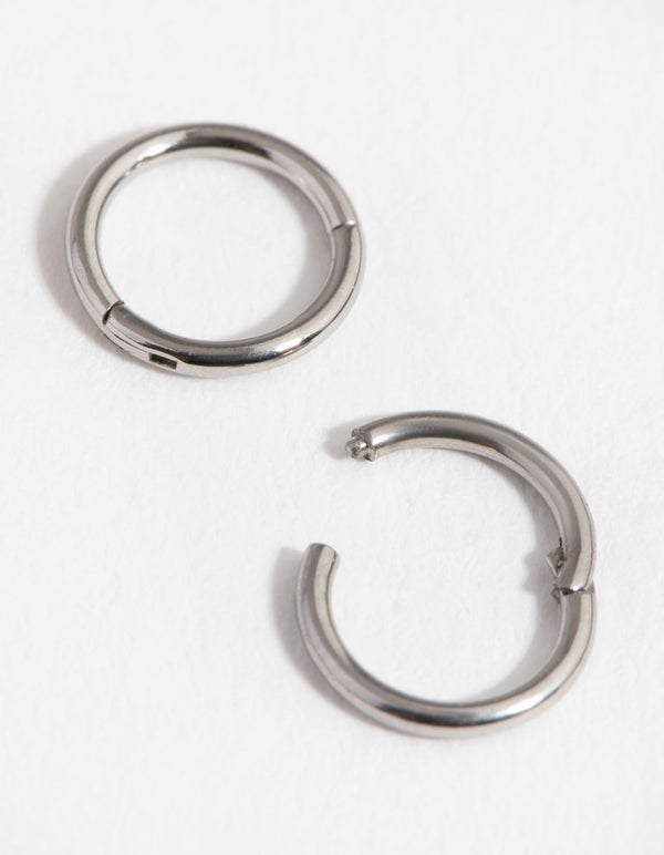 Surgical Steel Fine 5mm  Sleeper Earrings