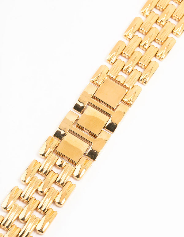 Gold Wide Detail Strap 30/40/41