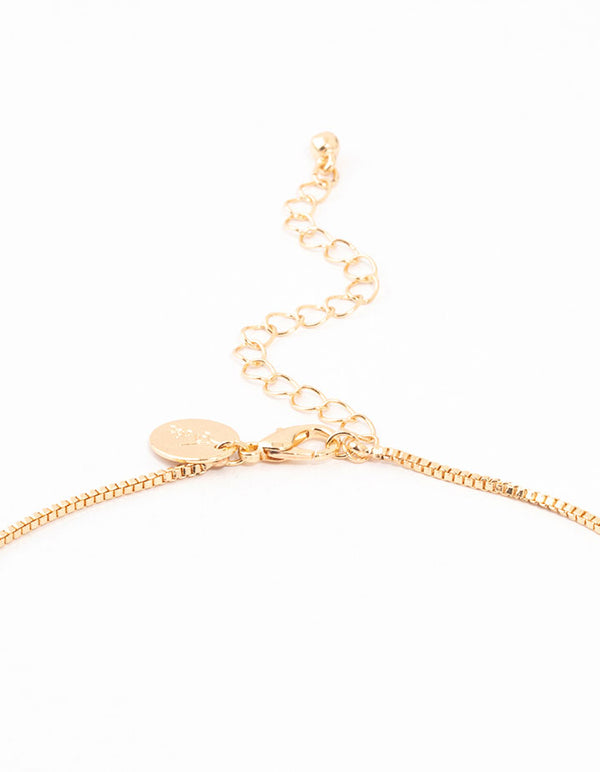 Kids Gold Mushroom Necklace & Ring Pack