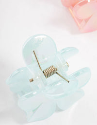 Kids Pastel Plastic Daisy Claw Clips 2-Pack - link has visual effect only