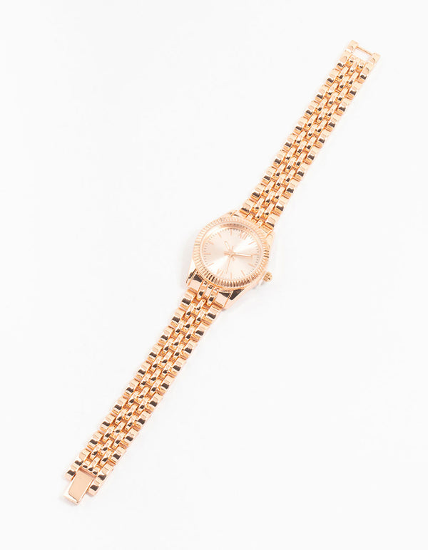 Rose Gold Round Small Watch