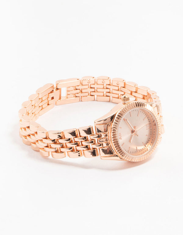 Rose Gold Round Small Watch