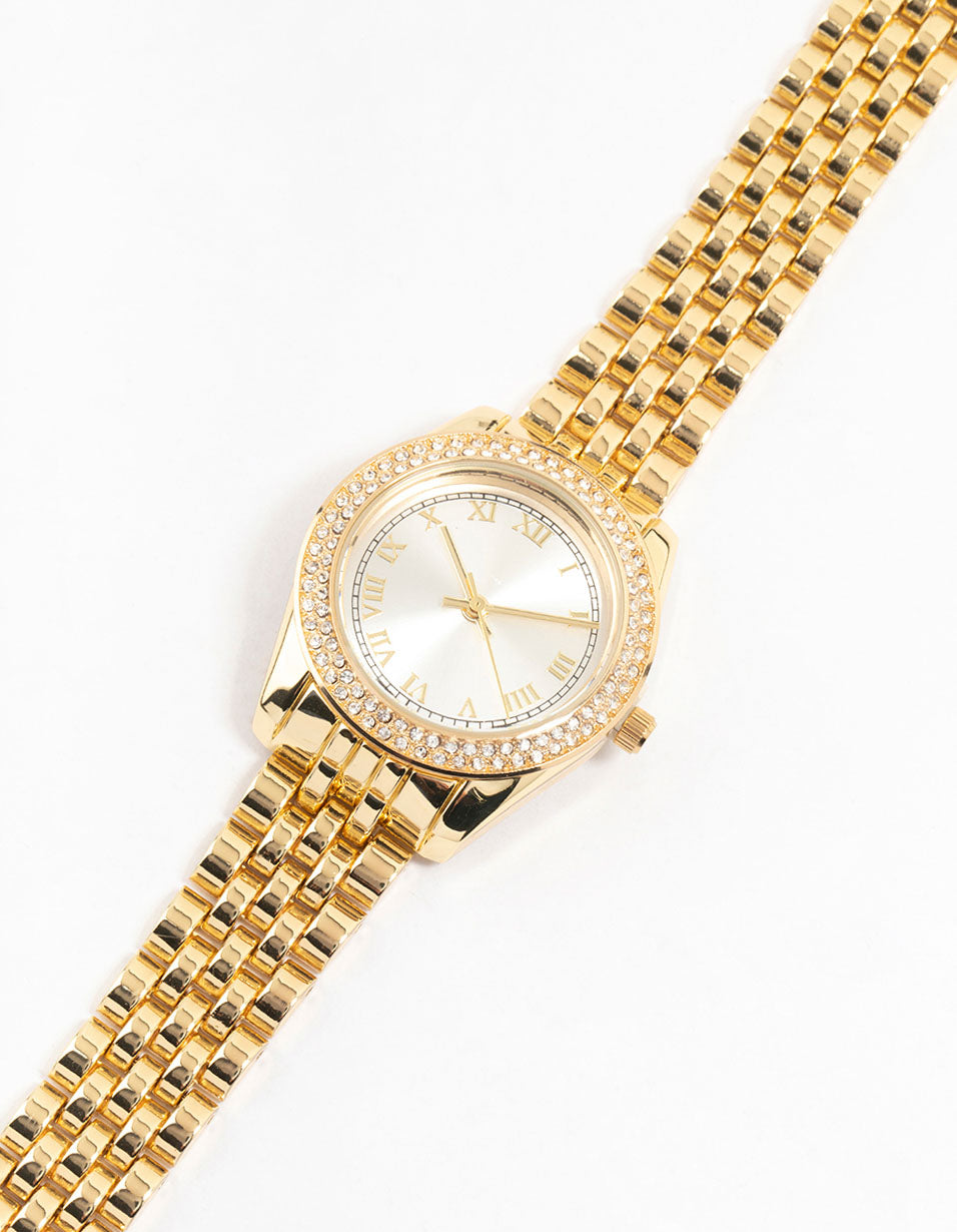 Gold Diamante Outer Medium Watch