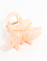Small Pink Loop Bow Claw Clip - link has visual effect only
