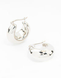 Waterproof Stainless Steel Full Bubble Hoop Earrings - link has visual effect only