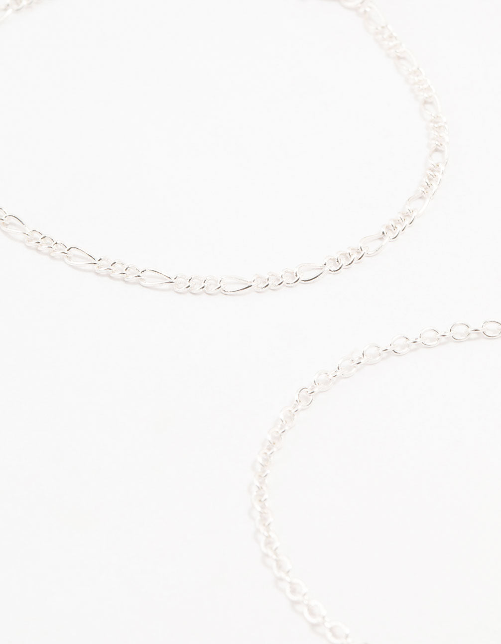 Silver Diamante Pearl Droplet Bracelets 4-Pack