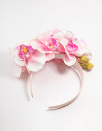 Plastic Orchid Large Headband - link has visual effect only