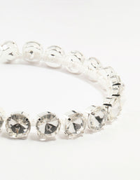 Silver Diamante Choker Necklace - link has visual effect only