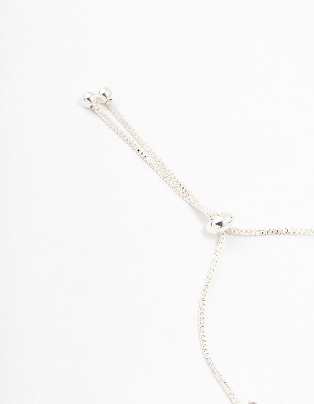 Silver Emerald Cubic Zirconia Toggle Bracelet