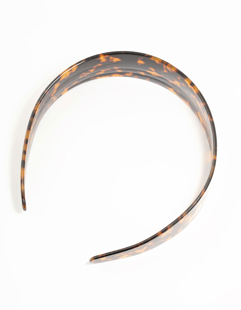 Leopard Print Acrylic Wide Basic Headband