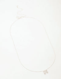 Silver Bling Bow Neckalce - link has visual effect only