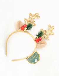 Wildlands Reindeer Glitter Headband - link has visual effect only