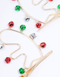 Gold Reindeer Antlers Claw Clip - link has visual effect only