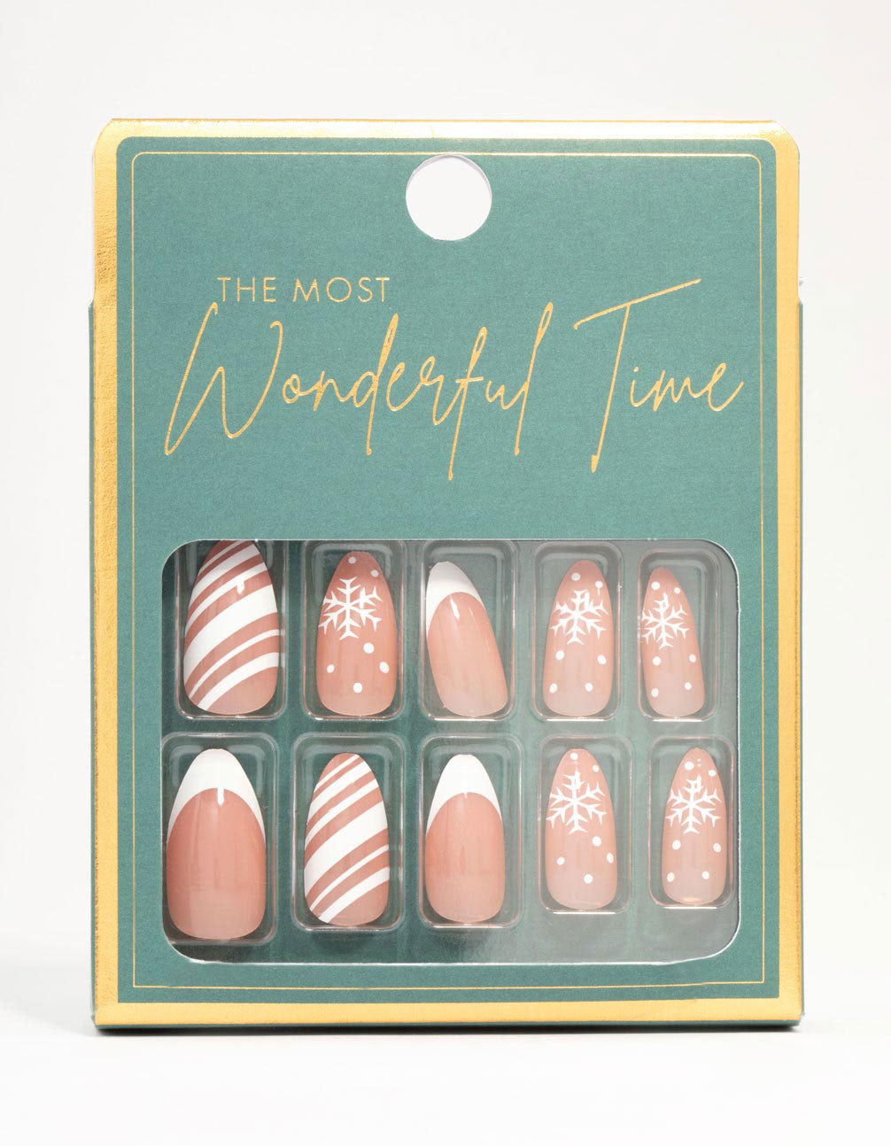 White Snowflake Nail Set