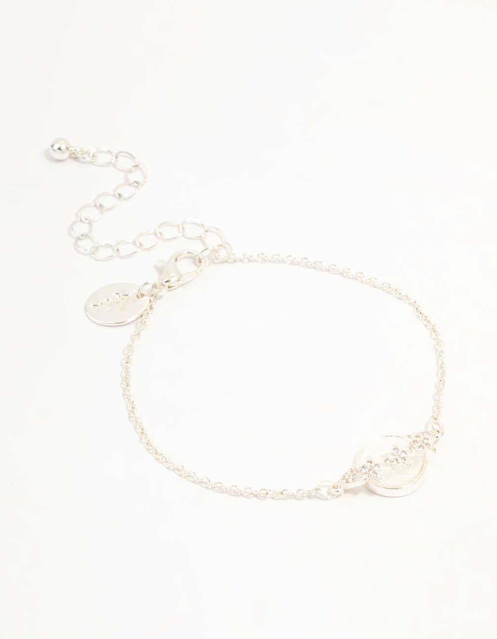 Silver Planet & Stars Bracelet