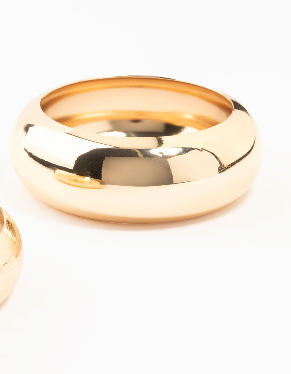 Gold Statement Orb Bracelets 2-Pack