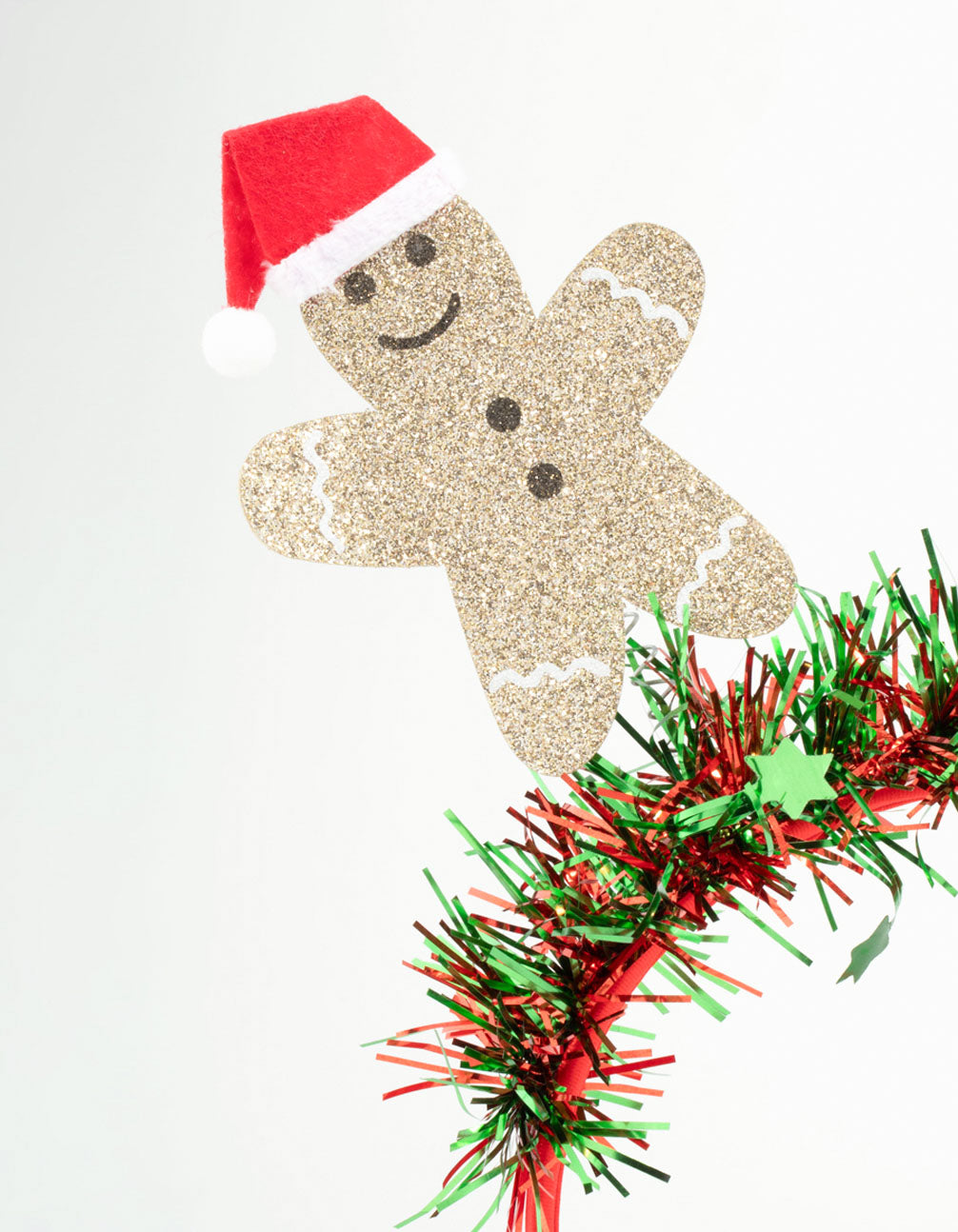Kids Gingerbread Man & Tinsel Headband