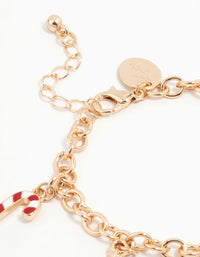 Kids Xmas Charm Bracelet - link has visual effect only