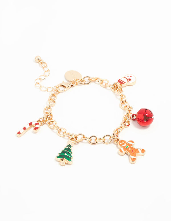 Kids Xmas Charm Bracelet