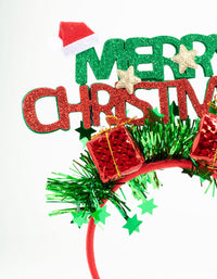 Kids Merry Christmas Novelty Headband - link has visual effect only