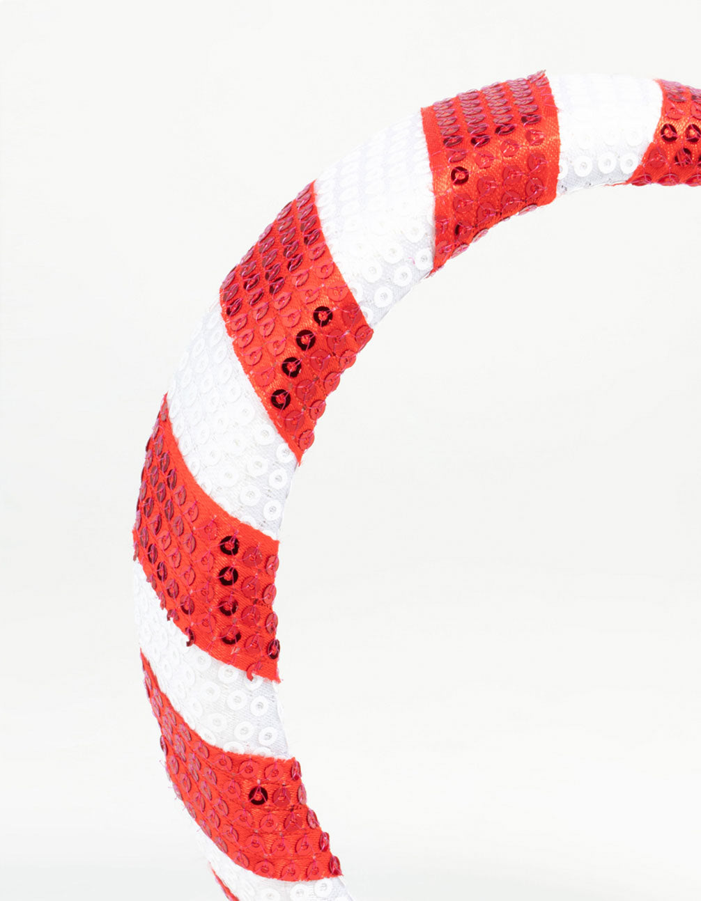 Kids Festive Fabric Candy Cane Headband