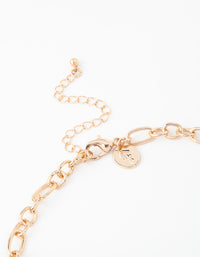 Gold Molten Pearl Pendant Necklace - link has visual effect only