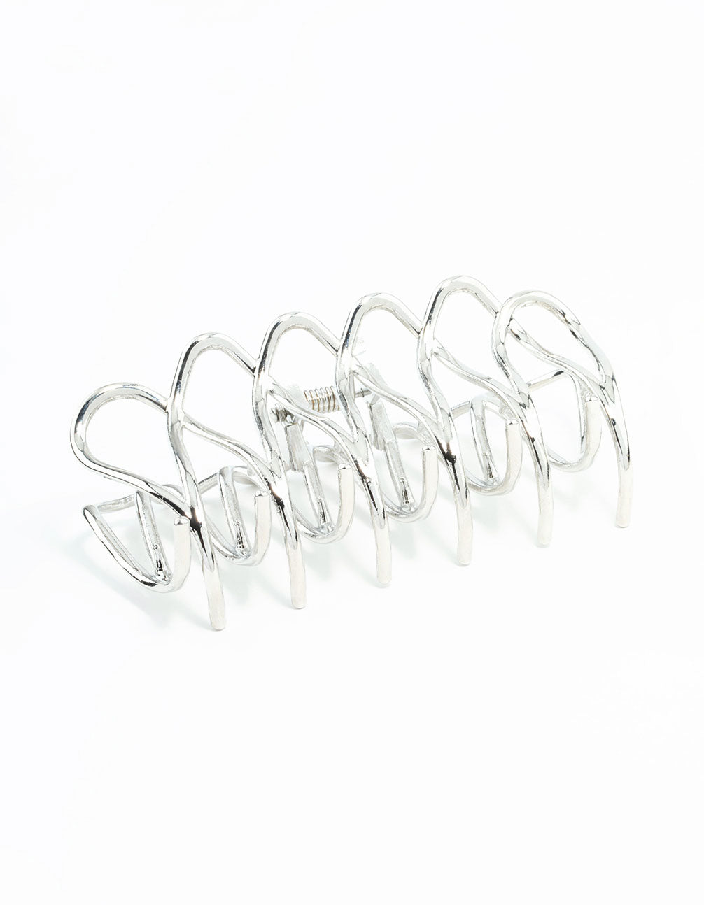 Silver Couture Claw Clip