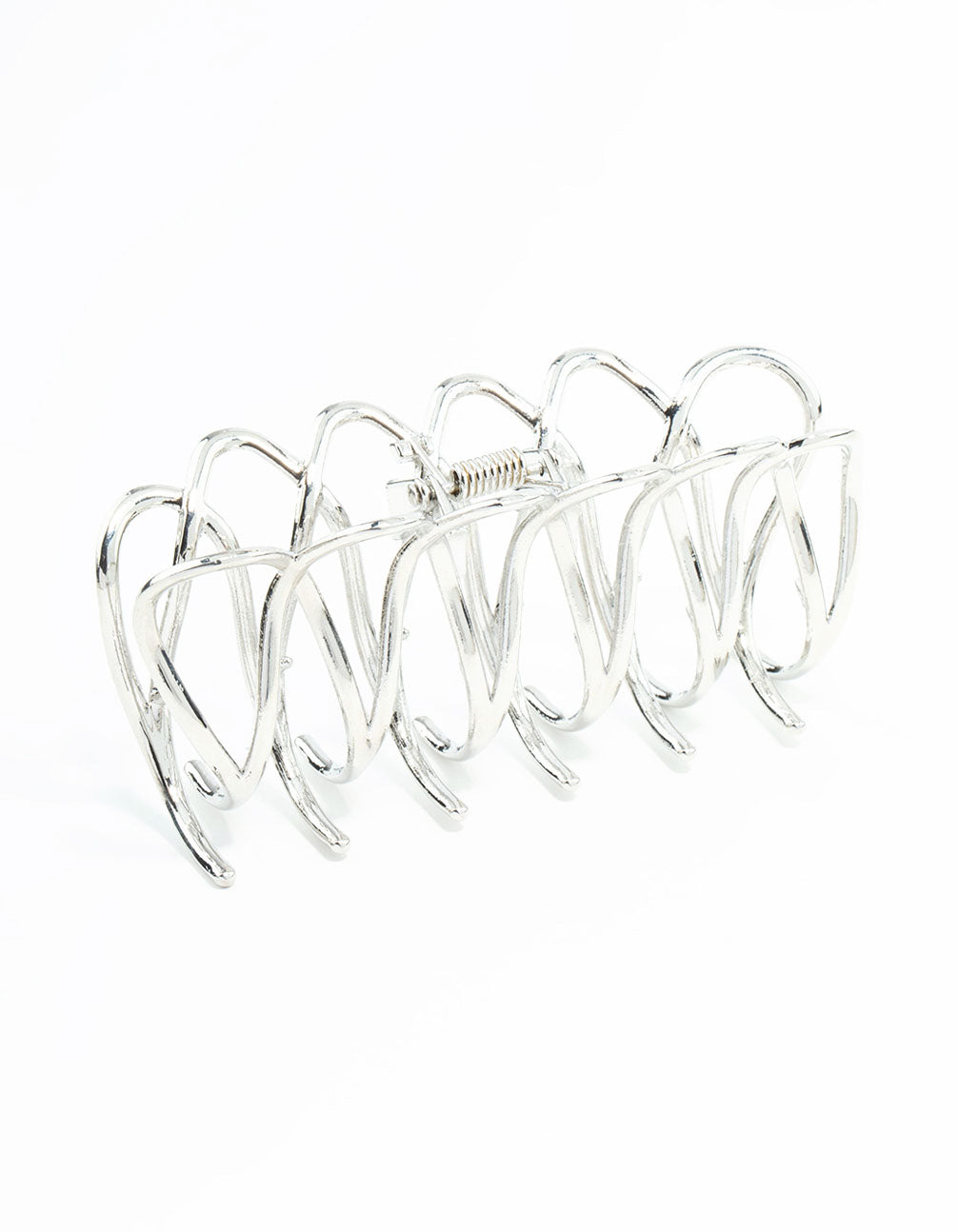Silver Couture Claw Clip