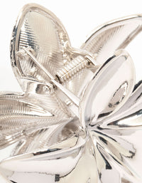 Silver Frangipani Claw Clip - link has visual effect only