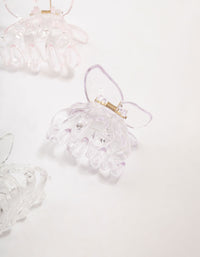 Transparent Butterfly Claw Clip 4-Pack - link has visual effect only
