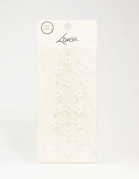 Pearlised Flower Hair Gems - link has visual effect only