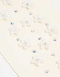 Pearlised Flower Hair Gems - link has visual effect only