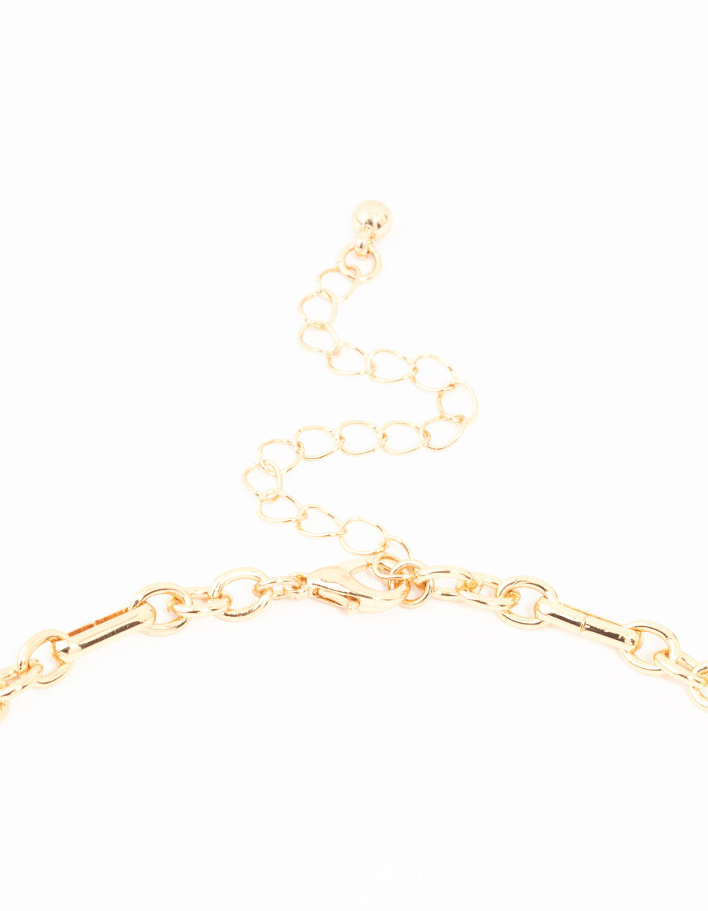 Gold Cross & Pearl Y-Necklace