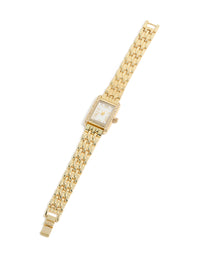 Gold & Diamante Roman Numeral Watch - link has visual effect only
