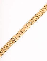 Gold Detailed Chain Watch Strap 38/40/41 - link has visual effect only