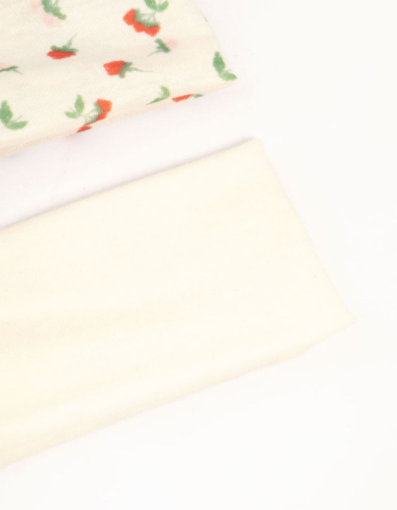 WHITE FABRIC HAIRBAND 423657