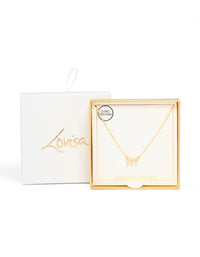 Gold Plated Cubic Zirconia 777 Angel Number Necklace - link has visual effect only