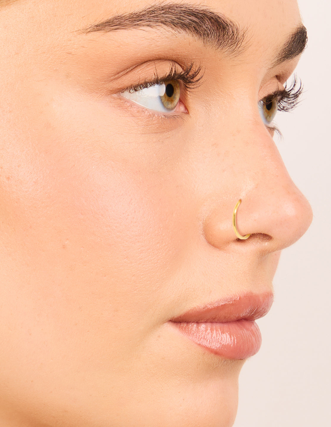 Plain Surgical Steel Nose Rings 4-Pack