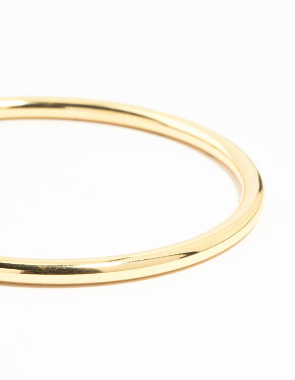 Gold Round Bangle