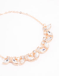 Rose Gold Czech Bohemia Crystal Butterfly Toggle Bracelet - link has visual effect only