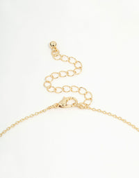 Gold Plated Oval Locket Necklace - link has visual effect only