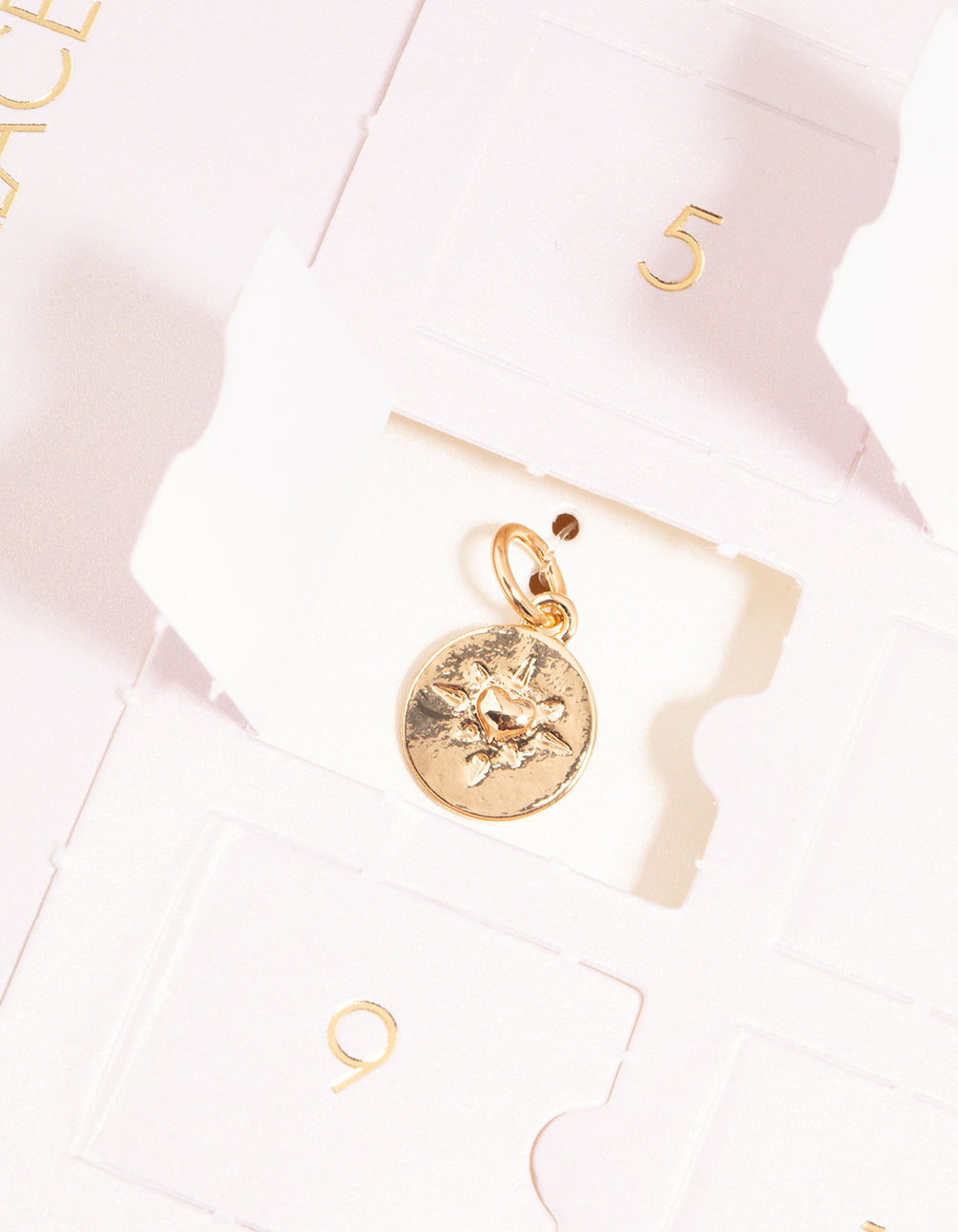 Gold Plated Charm Necklace Advent Calendar