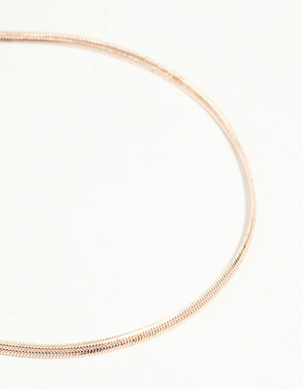 Rose Gold Snake Chain Anklet