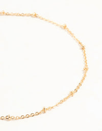 Gold Boho Heart & Mixed Chain Anklets 3-Pack - link has visual effect only