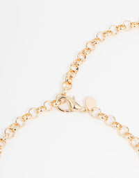 Gold Mixed Rectangle Green Stone Belt - link has visual effect only